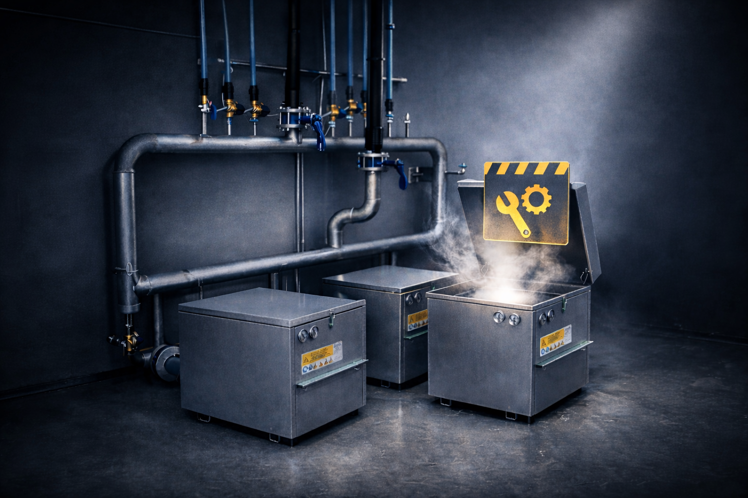 Szafa sterownicza PLC do automatyki oczyszczalni ścieków – TREST